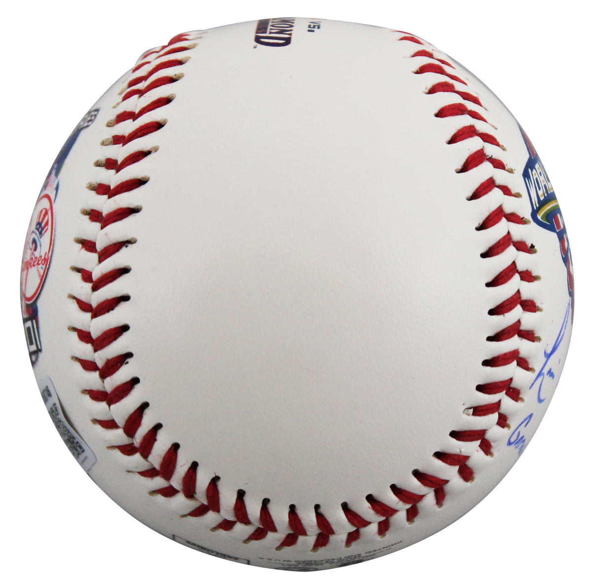 D-Backs Luis Gonzalez "G7 GW Hit" Signed WS Logo Fotoball Baseball BAS #BX68746