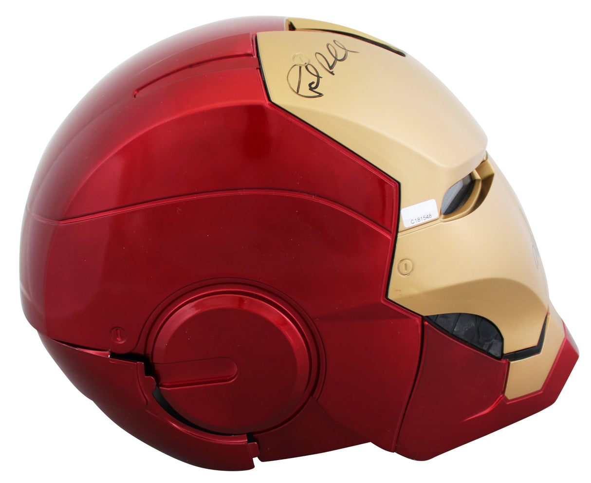 The Avengers (5) Lee, Jackson, Rudd +2 Signed Iron Man F/S Helmet BAS #AE64818