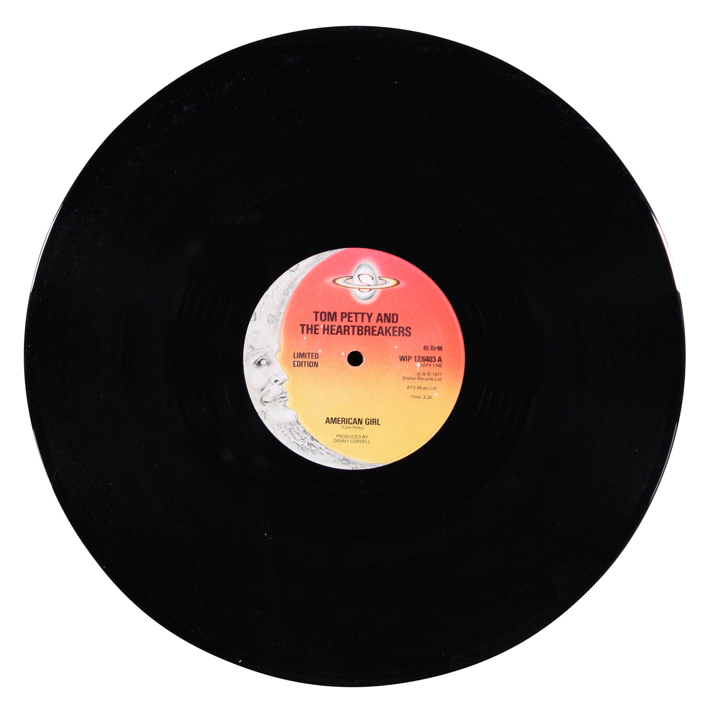 Tom Petty Authentic Signed American Girl Album Sleeve w/ Vinyl JSA #XX87060