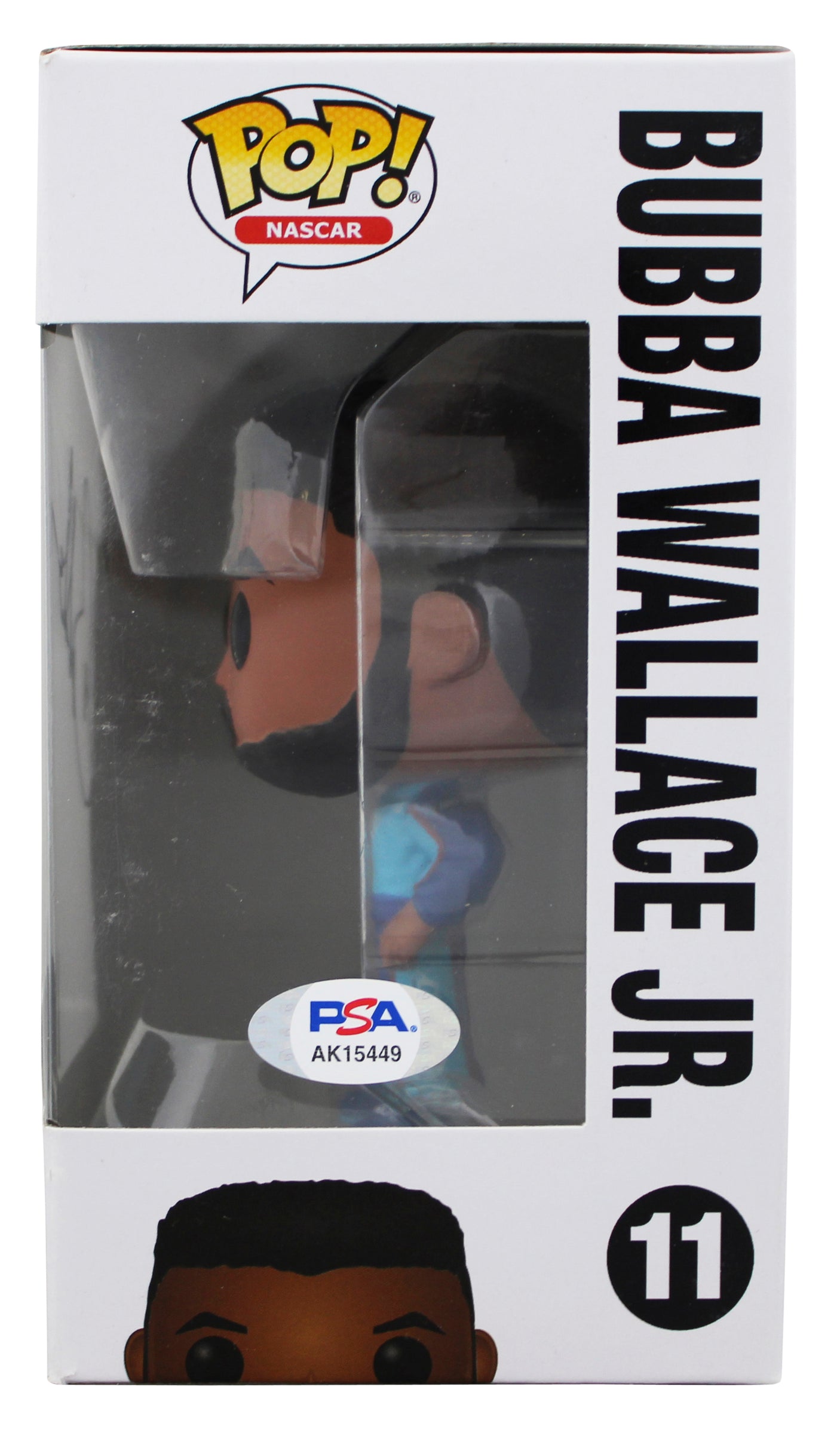 Bubba Wallace Jr. NASCAR Signed #11 Funko Pop Vinyl Figure PSA/DNA #AK15449