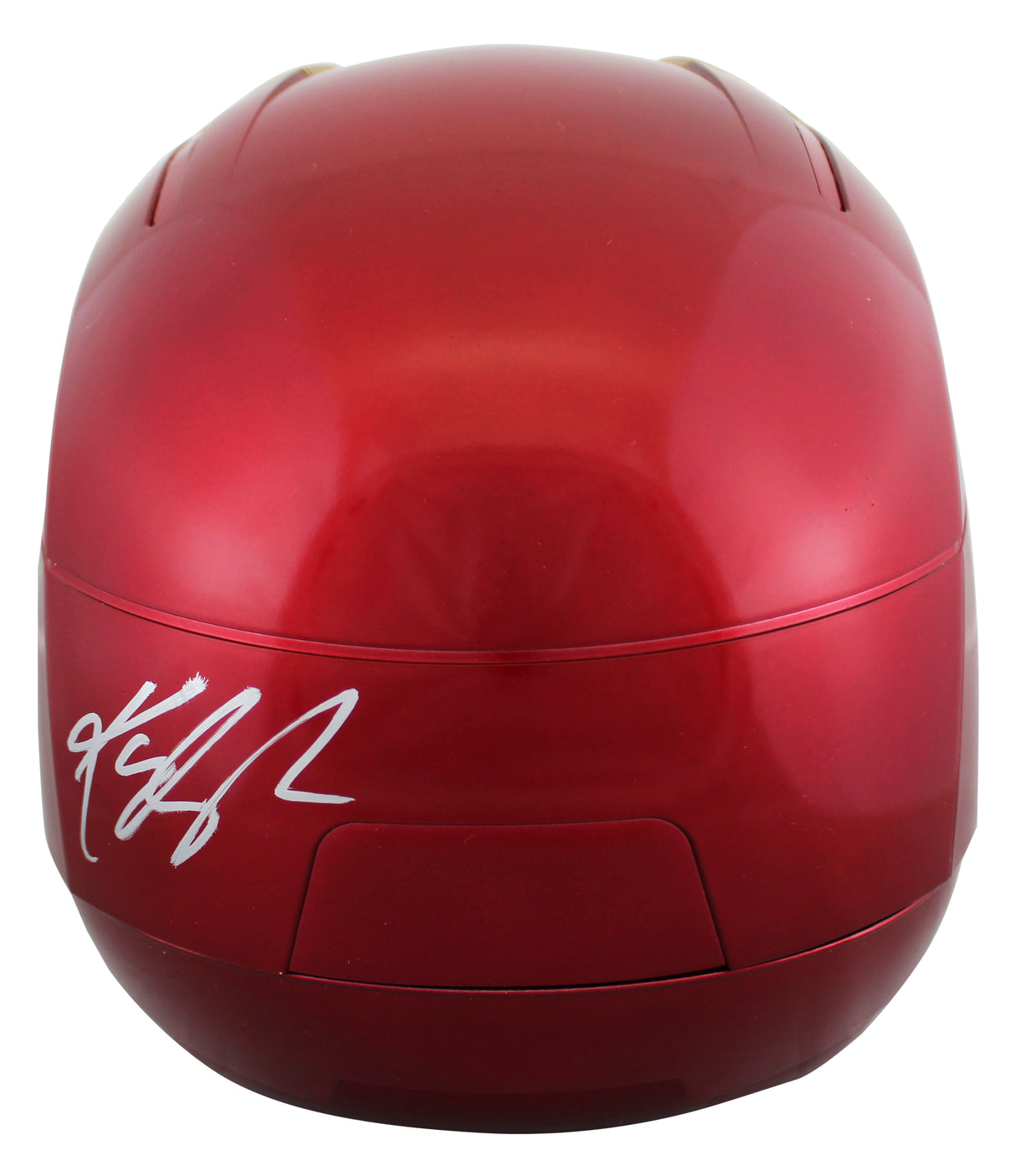 The Avengers (5) Lee, Jackson, Rudd +2 Signed Iron Man F/S Helmet BAS #AE64811