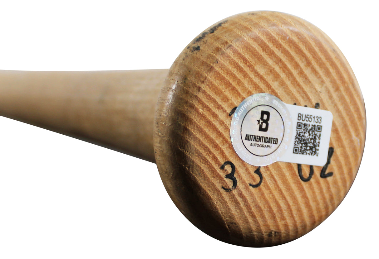 Giants Chili Davis Signed Game Used Cooper Pro 100 Player Model Bat BAS #BU55133