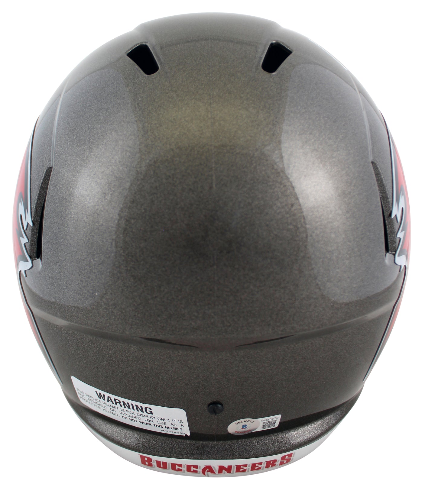 Buccaneers John Lynch Signed Full Size Speed Rep Helmet W/ Case BAS Witnessed