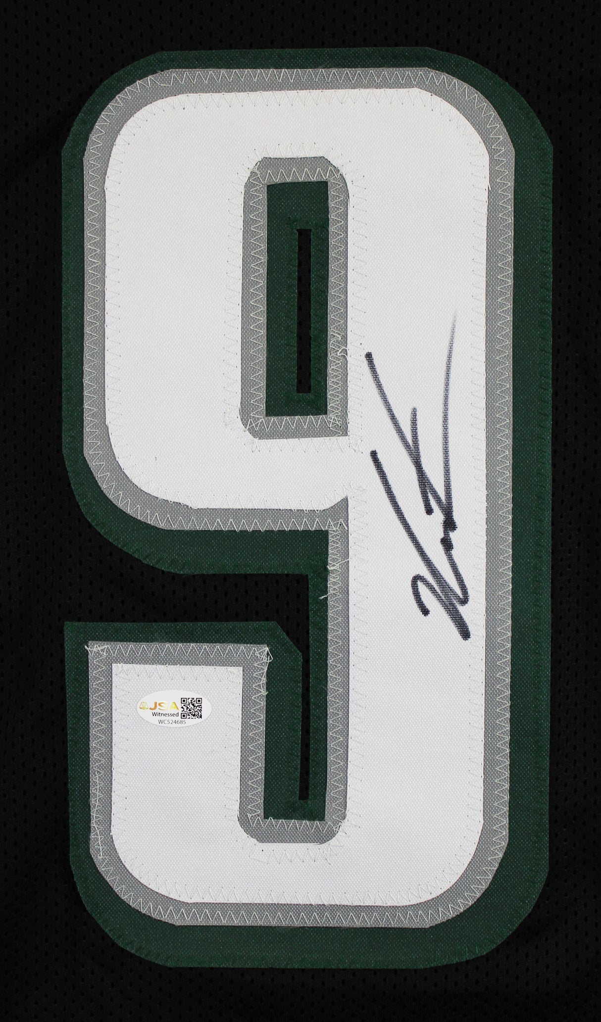 Jalen Carter Authentic Signed Black Pro Style Jersey Autographed JSA Witnessed