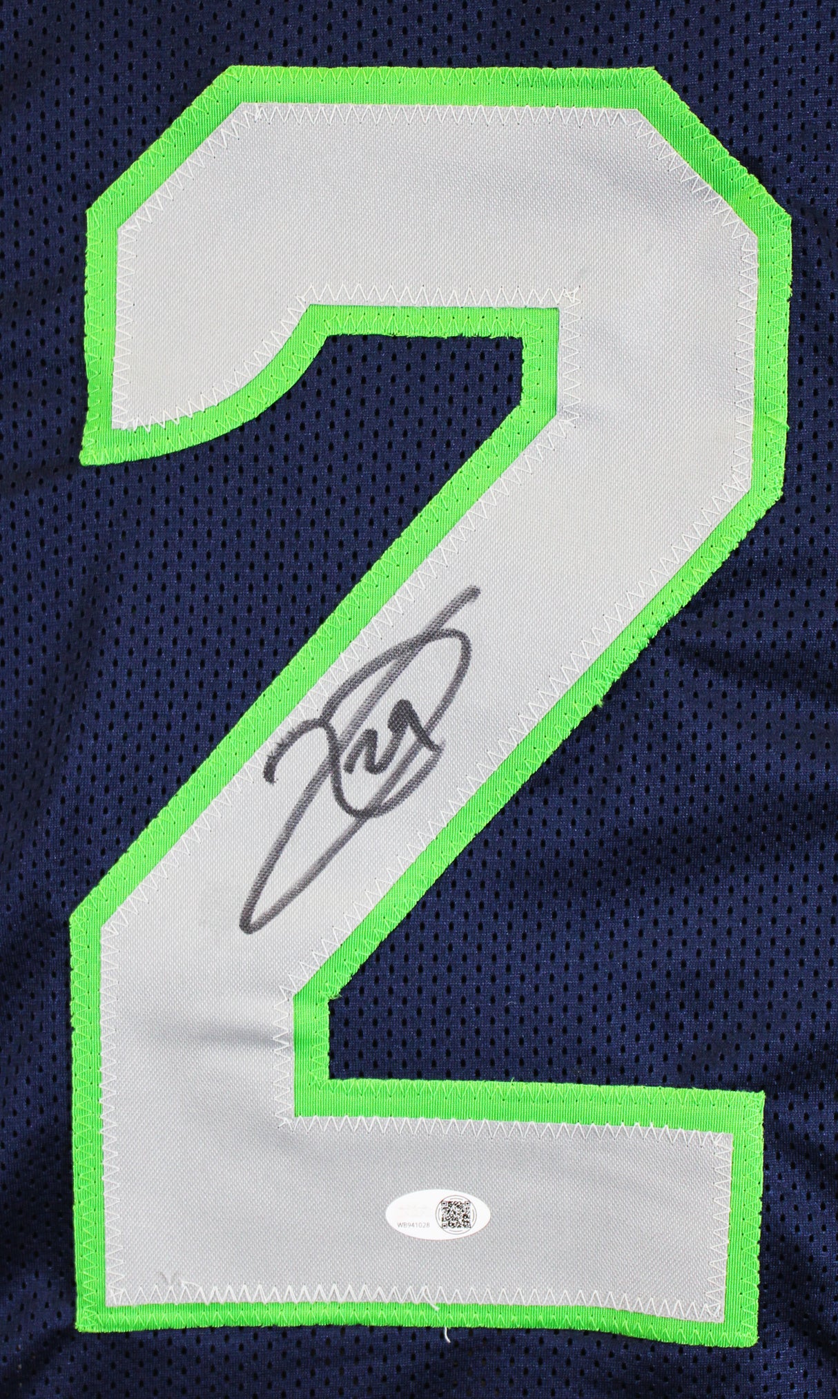 Earl Thomas Authentic Signed Navy Pro Style Jersey Autographed JSA Witness