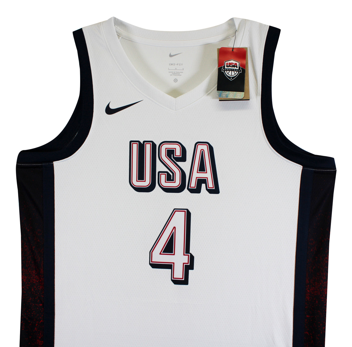 Warriors Stephen Curry Authentic Signed Team USA White Nike Swingman Jersey BAS