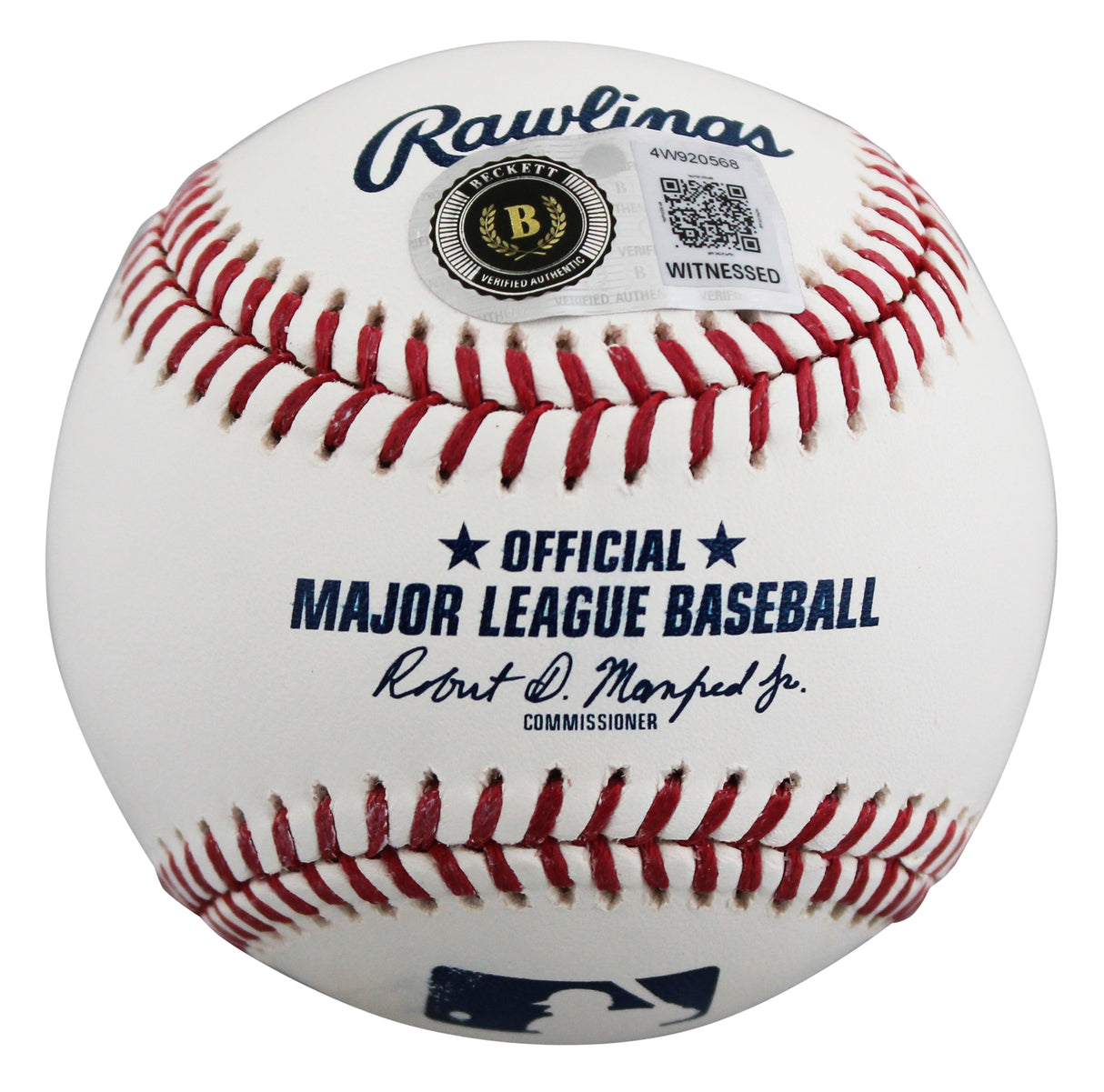 Charlie Sheen Major League "Wild Thing" Signed Baseball W/ Case BAS Witnessed