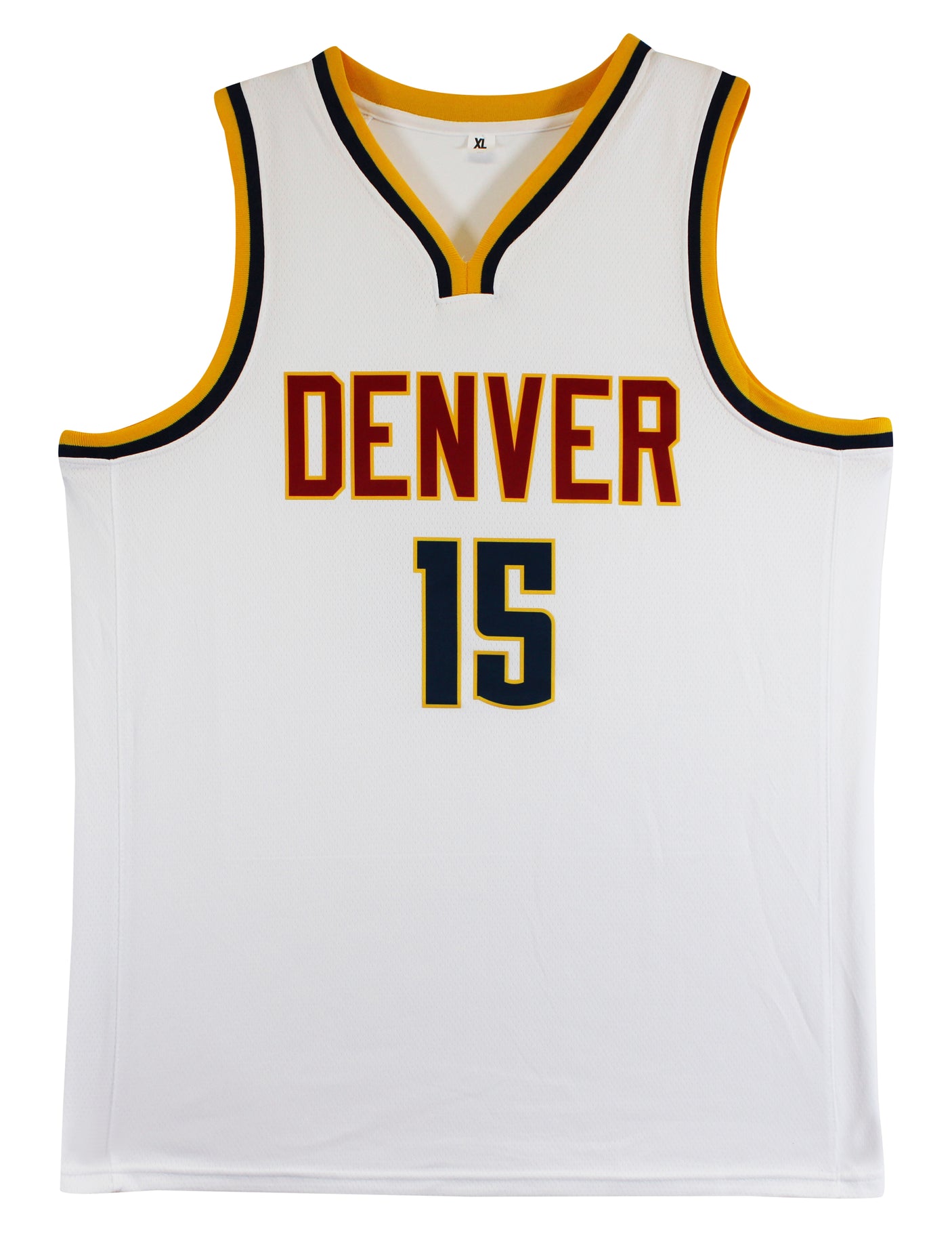 Nikola Jokic Authentic Signed White Pro Style Jersey Autographed JSA 3