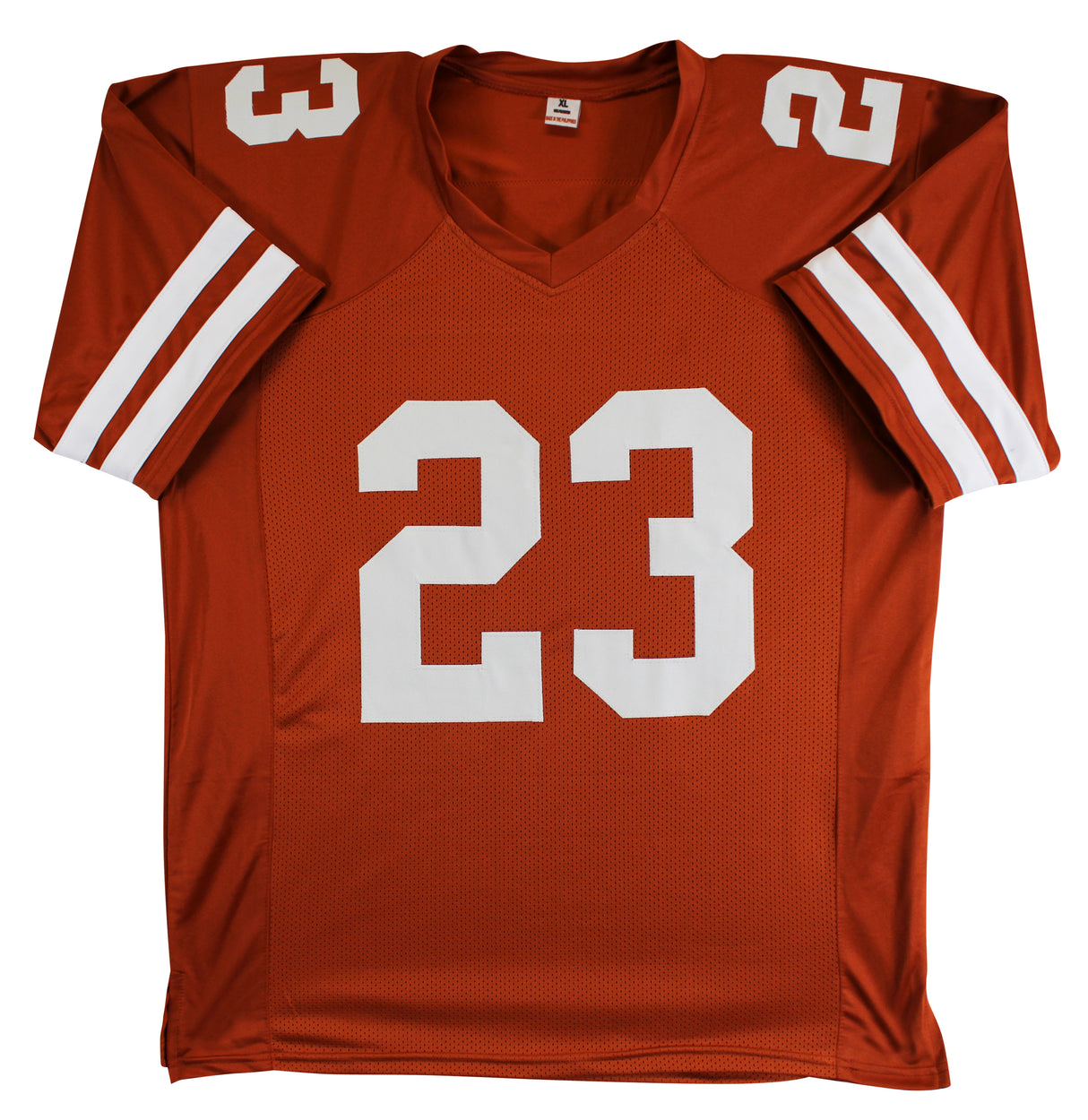 Texas Jahdae Barron Authentic Signed Burnt Orange Pro Style Jersey BAS Witnessed