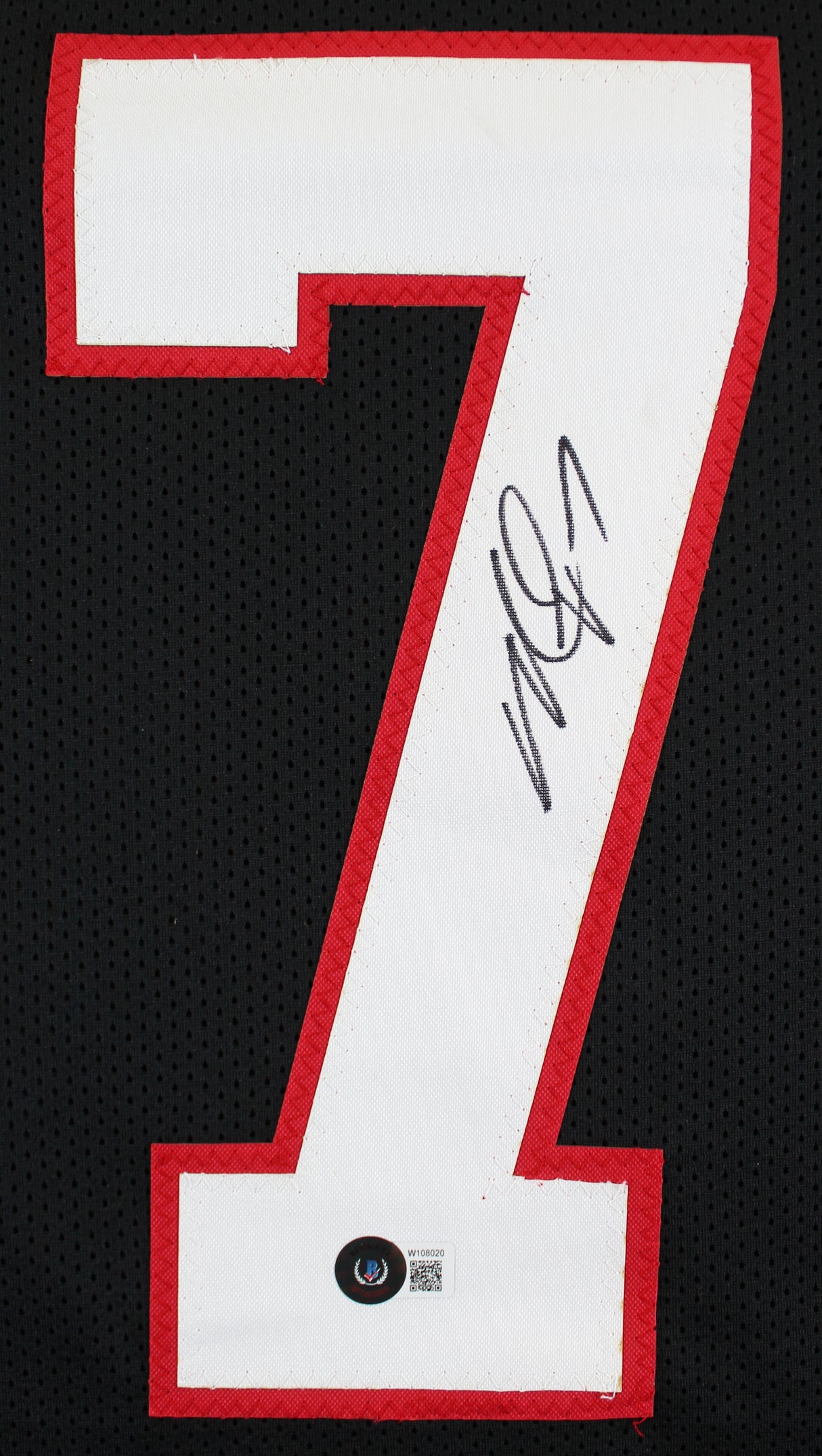 Michael Vick Authentic Signed Black Pro Style Framed Jersey BAS Witnessed