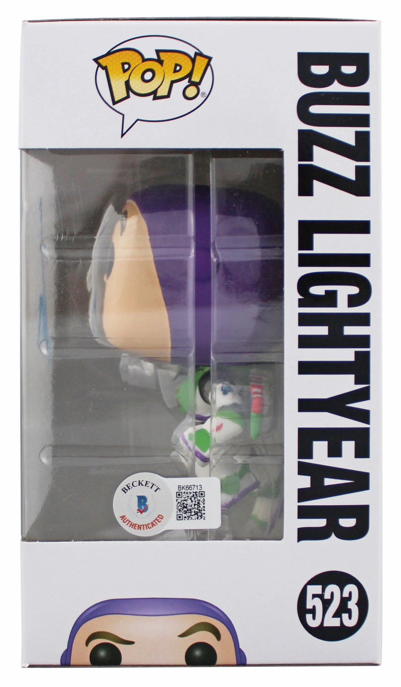 Tim Allen Toy Story 4 Authentic Signed #523 Funko Pop Vinyl Figure BAS #BK66713