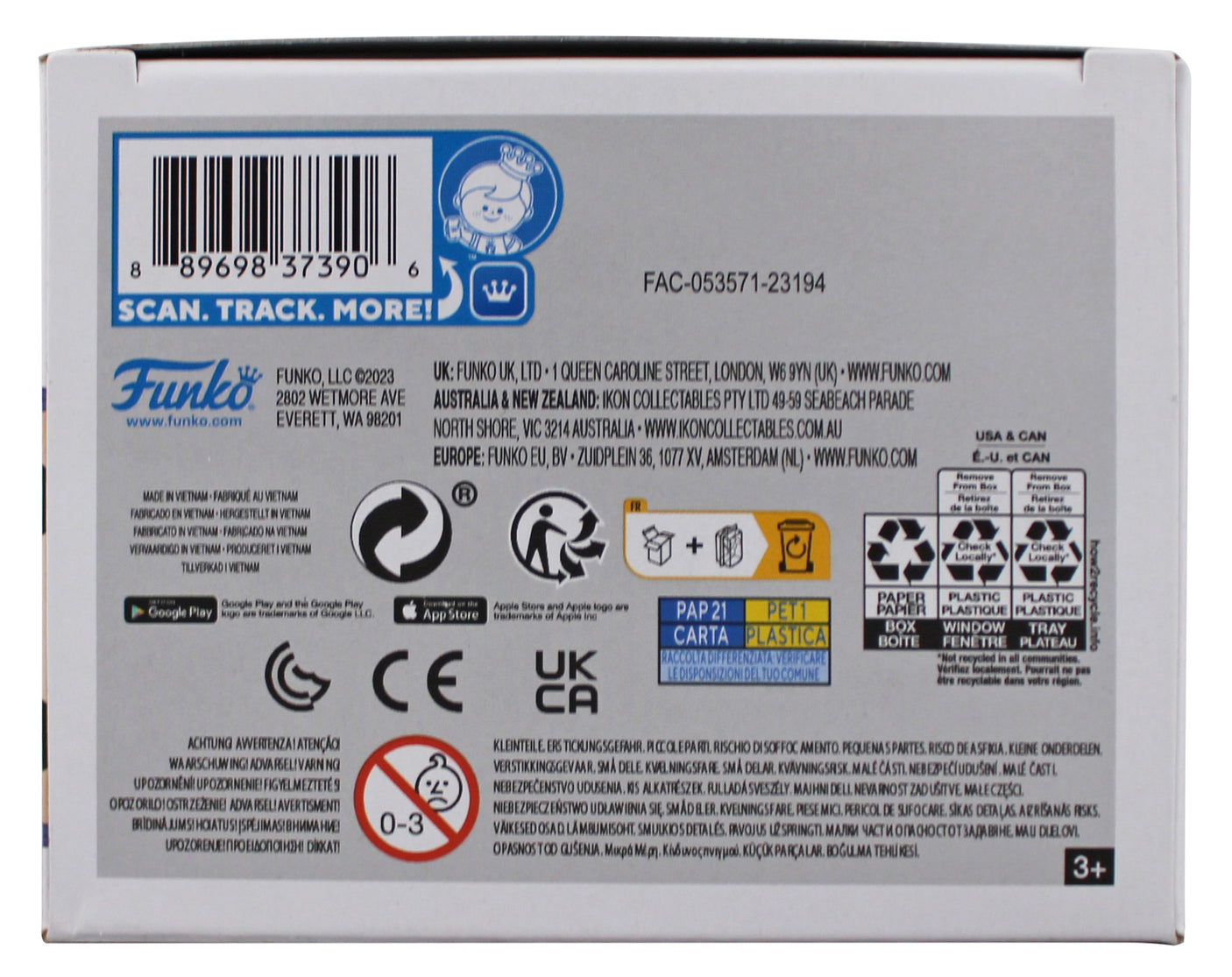 Tim Allen Toy Story 4 Authentic Signed #523 Funko Pop Vinyl Figure BAS #BK66713