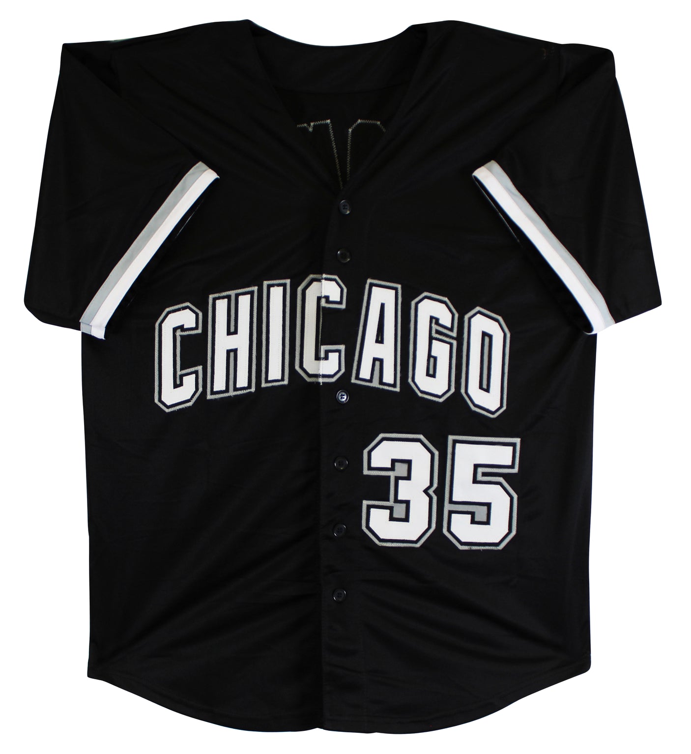 Frank Thomas Authentic Signed Black Pro Style Jersey Autographed BAS Witnessed