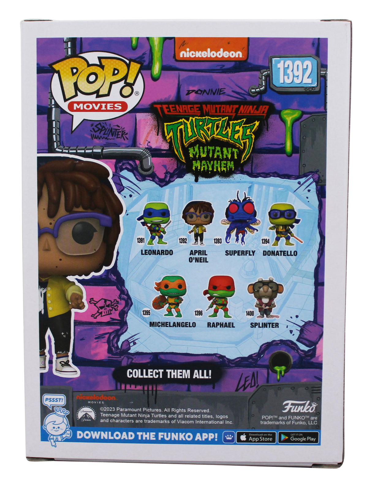 Ayo Edebiri TMNT Signed April O'Neil #1392 Funko Pop Vinyl Figure BAS #BR40961
