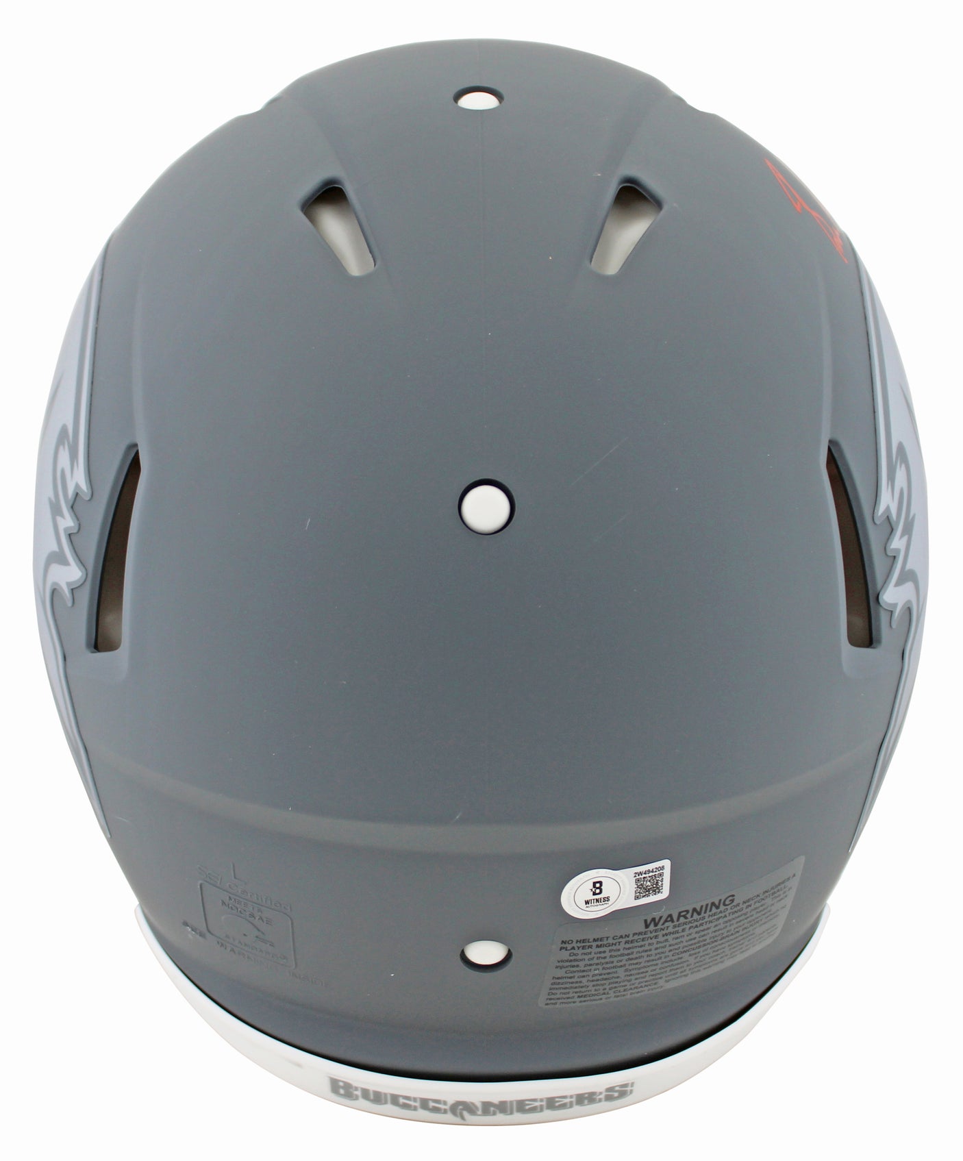 Buccaneers Baker Mayfield Signed Slate F/S Speed Proline Helmet W/ Case BAS Wit