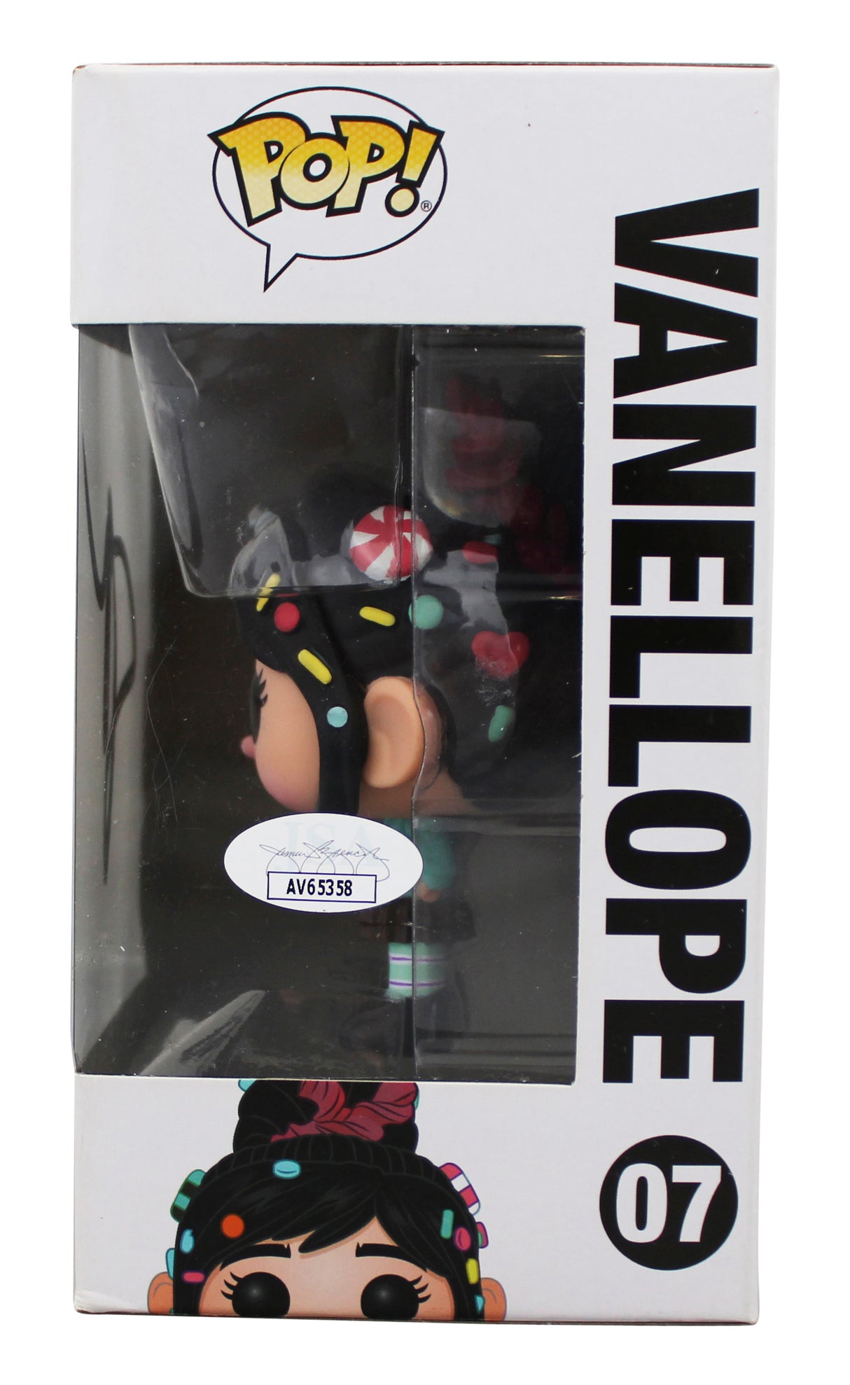 Sarah Silverman Wreck It Ralph Signed #07 Funko Pop Vinyl Figure JSA #AV65358