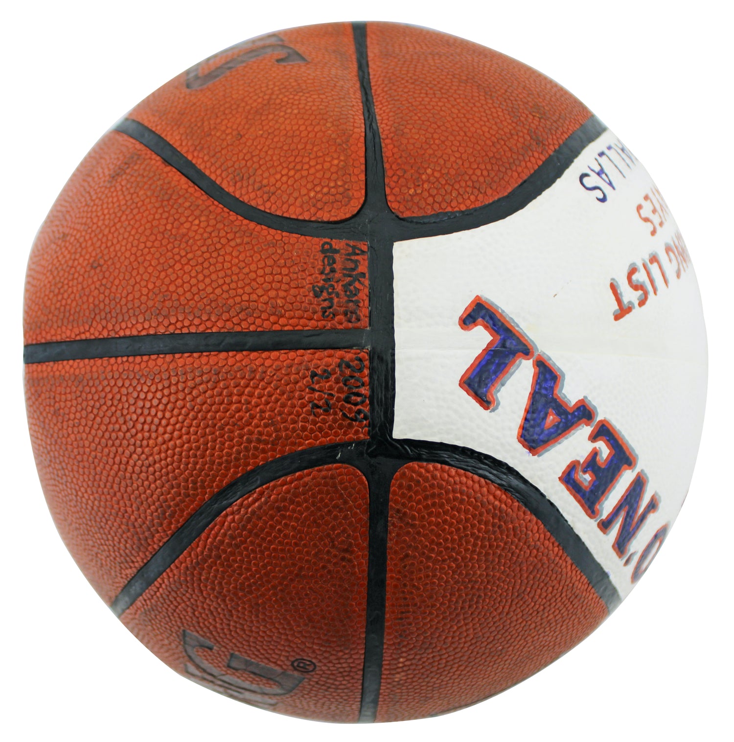 Shaquille O'Neal Game Used Basketball Reaching 6th On NBA Career Scoring List