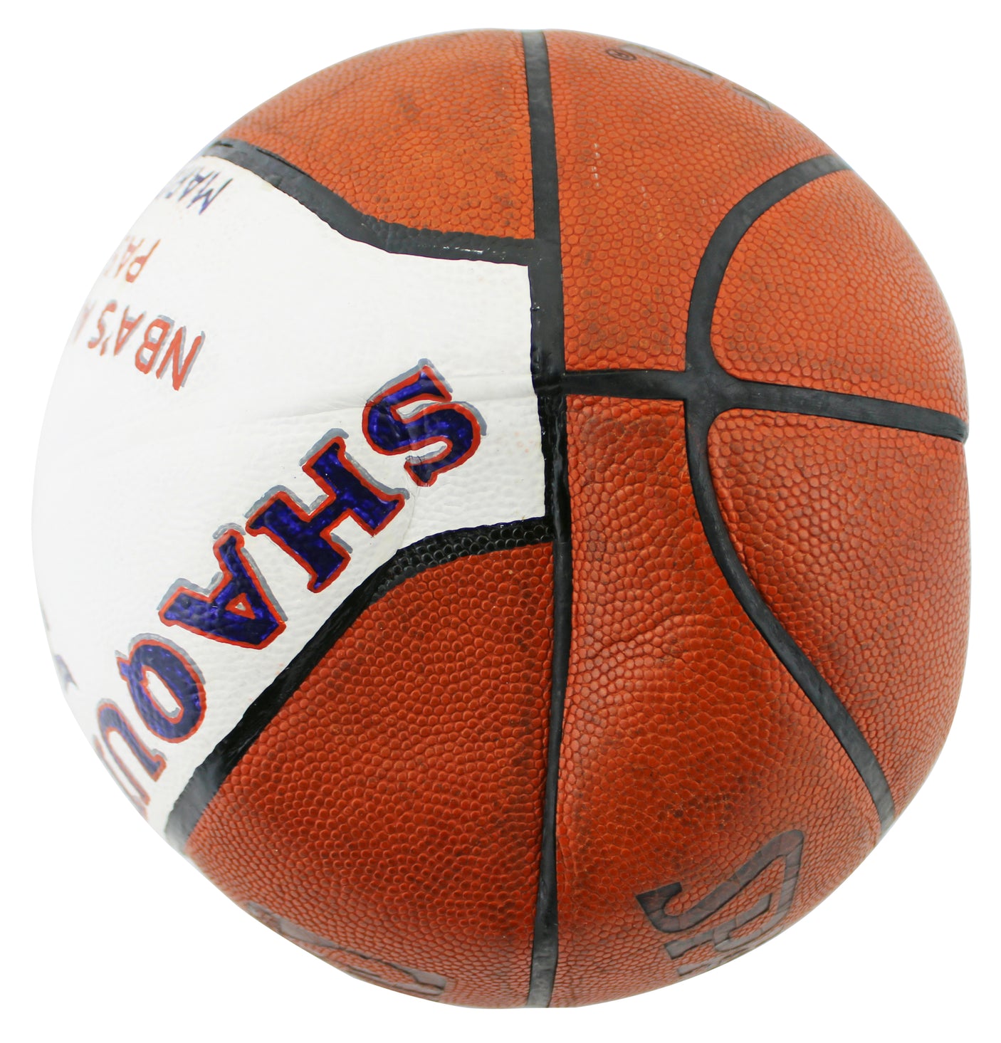 Shaquille O'Neal Game Used Basketball Reaching 6th On NBA Career Scoring List