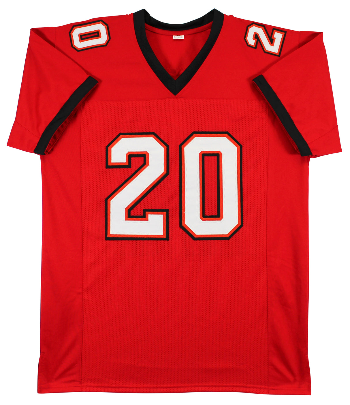 Ronde Barber "HOF 23" Authentic Signed Red Pro Style Jersey BAS Witnessed 2