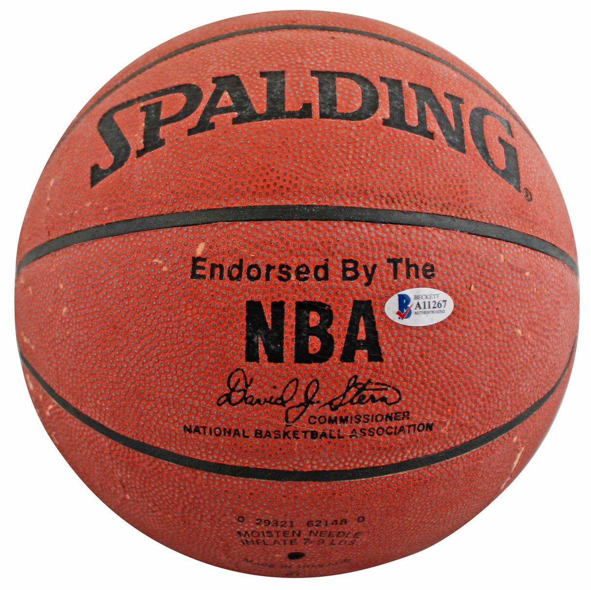 Lakers Wilt "The Stilt" Chamberlain Signed Spalding I/O Basketball BAS #A11267
