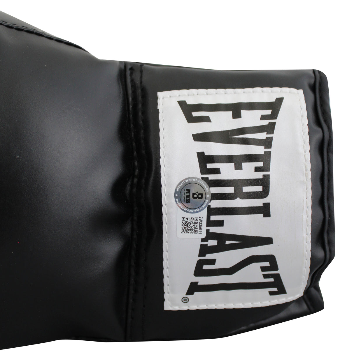 Roy Jones Jr. Signed Black Left Hand Everlast Boxing Glove w/ Case BAS Witnessed