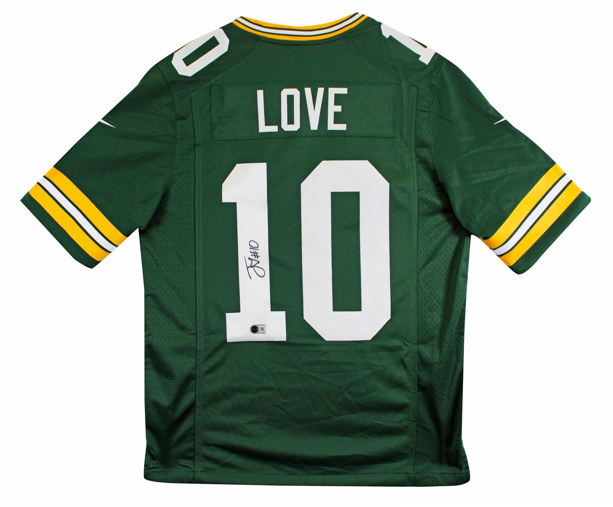 Packers Jordan Love Authentic Signed Green Nike Limited Jersey BAS Witnessed