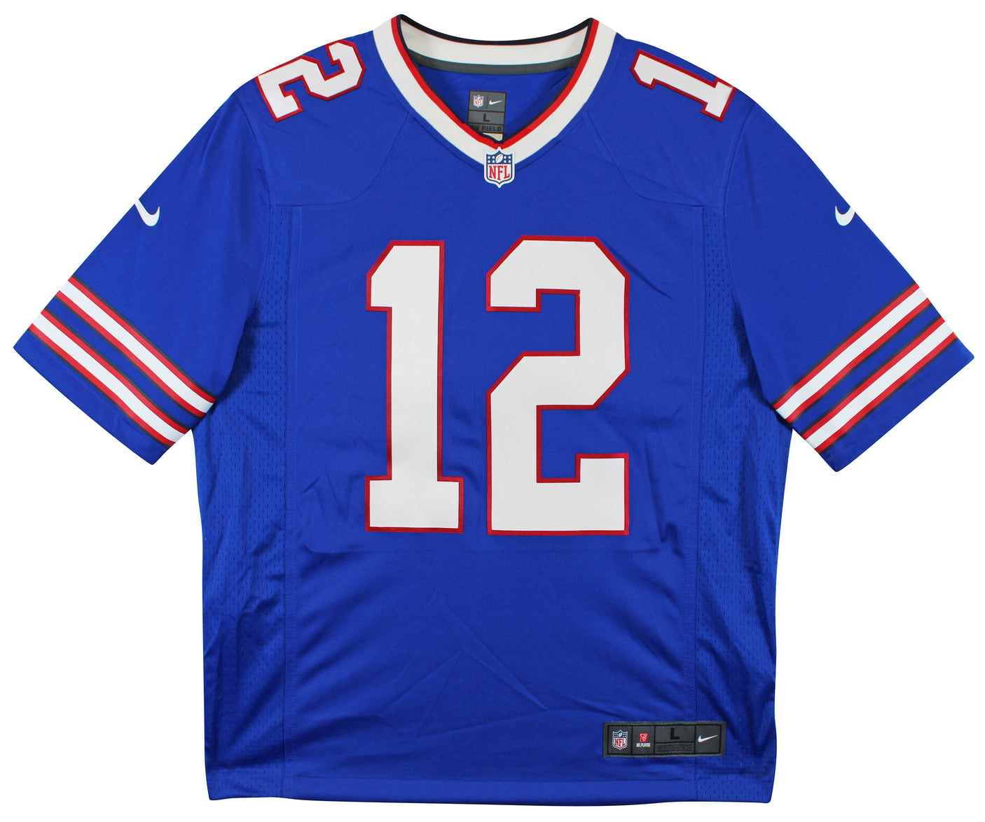 Bills Jim Kelly Authentic Signed Blue Nike Limited Jersey BAS Witnessed