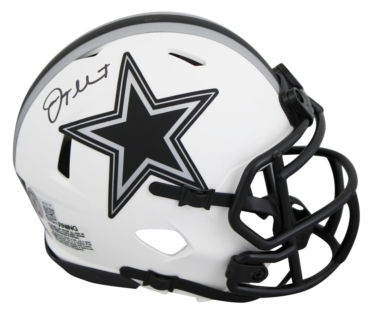Cowboys Jalen Tolbert Authentic Signed Lunar Speed Mini Helmet BAS #R53727