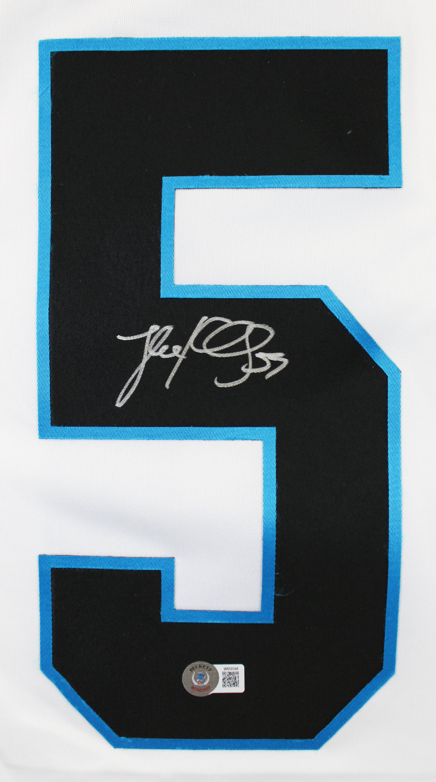 Panthers Luke Kuechly Authentic Signed White Nike Limited Jersey BAS Witnessed