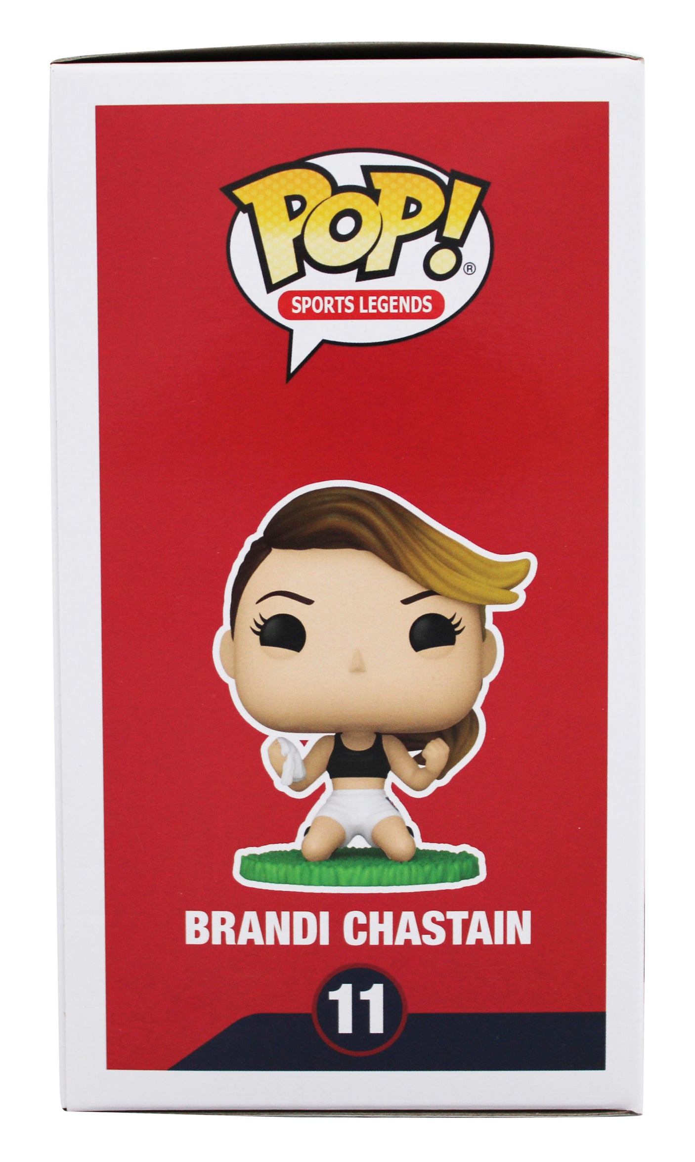 Brandi Chastain USA Soccer "2x Insc" Signed #11 Funko Pop Figure PSA #AN41143