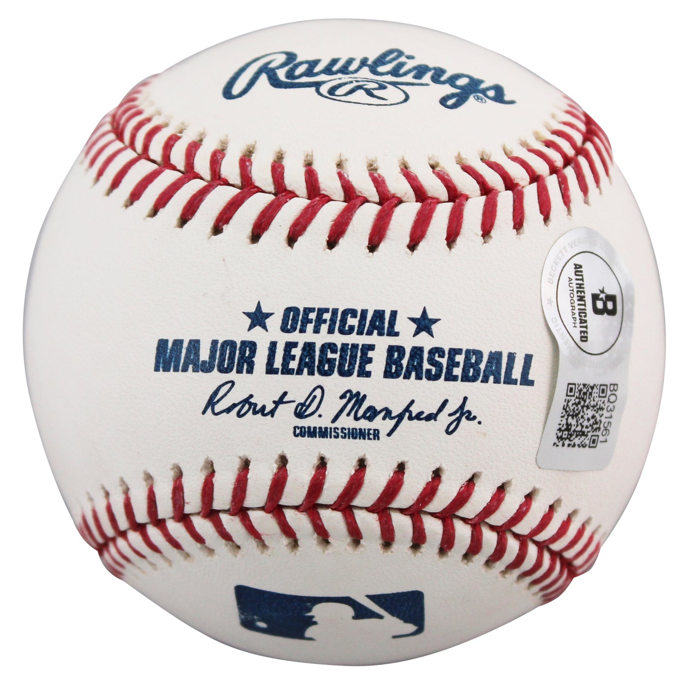 Royals George Brett "3x Insc" Authentic Signed Manfred Oml Baseball BAS #BQ31561