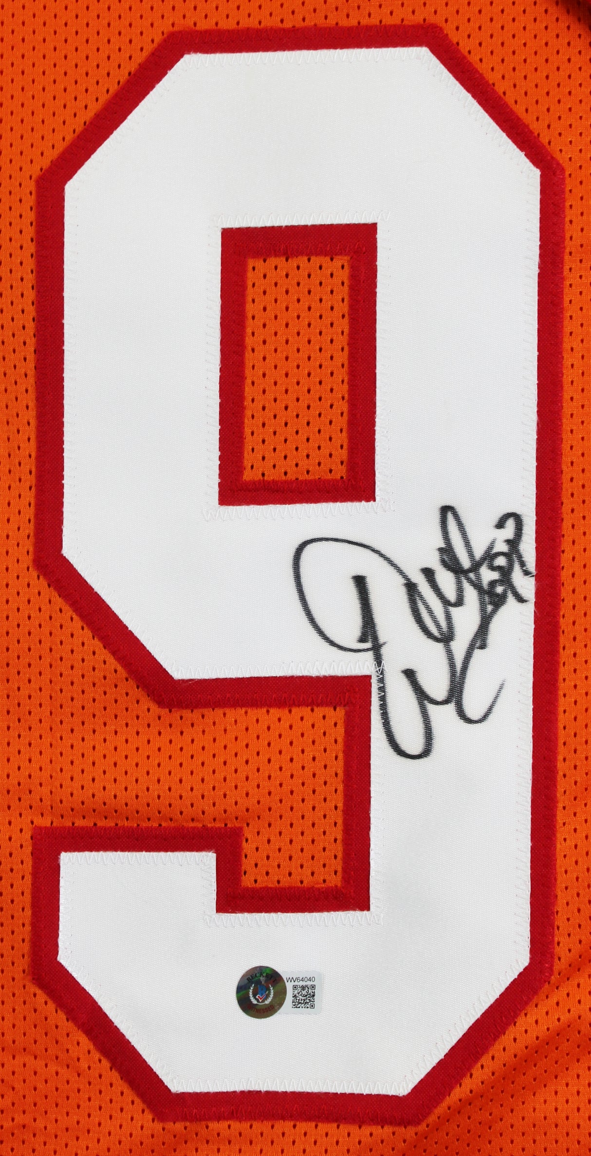 Warren Sapp Authentic Signed Orange Throwback Pro Style Jersey BAS Witnessed