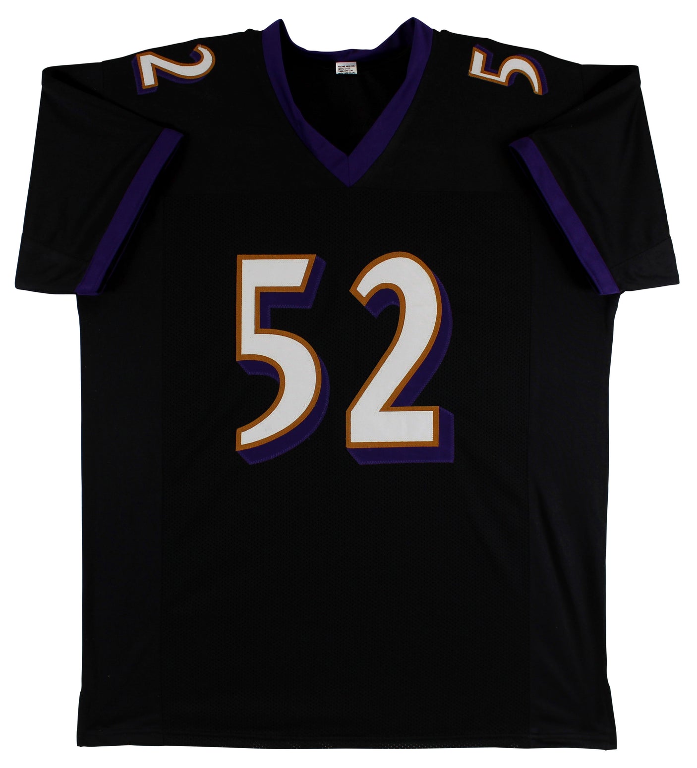 Ray Lewis Authentic Signed Black Pro Style Jersey Autographed BAS Witnessed