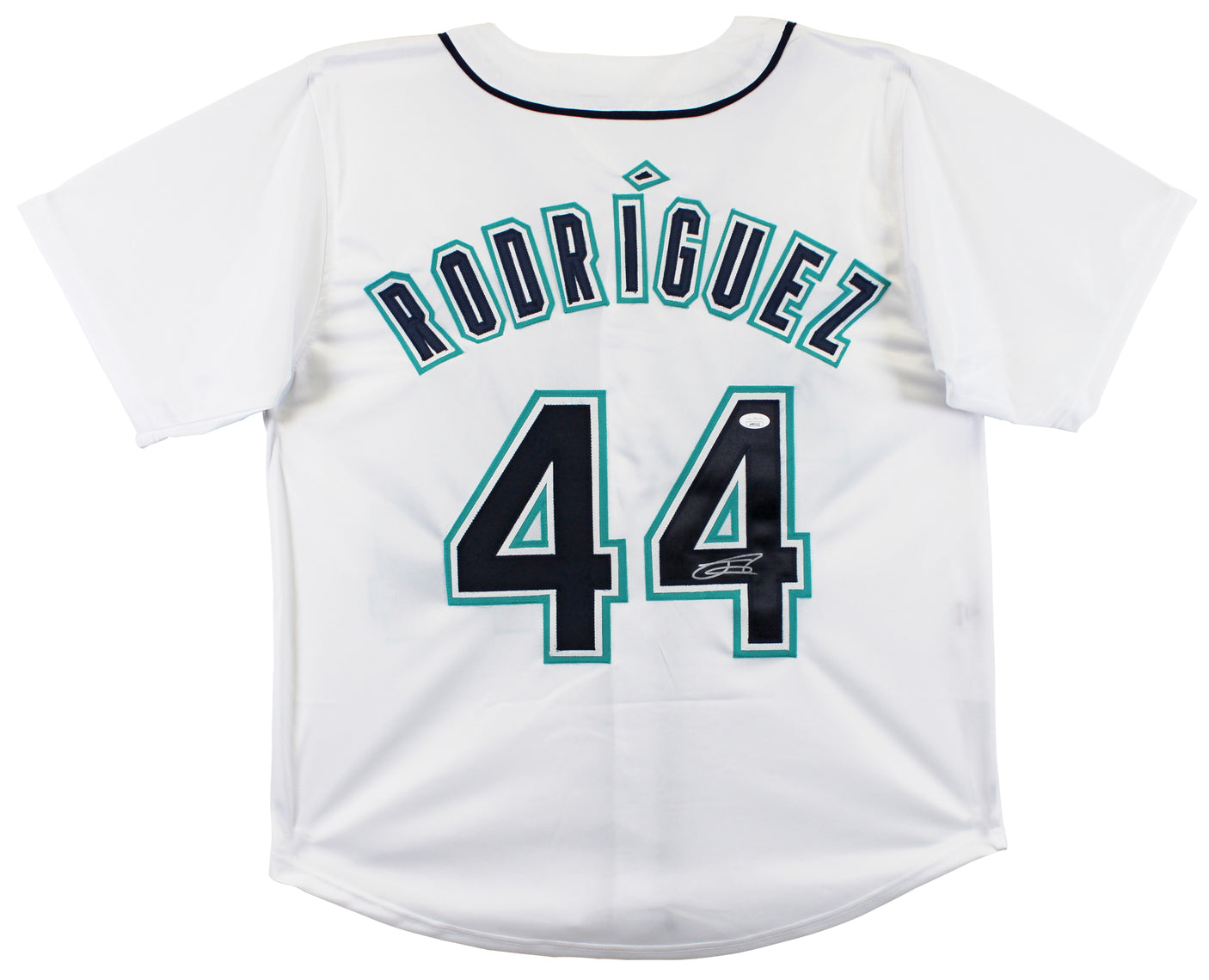 Julio Rodriguez Authentic Signed White Pro Style Jersey Autographed JSA 2