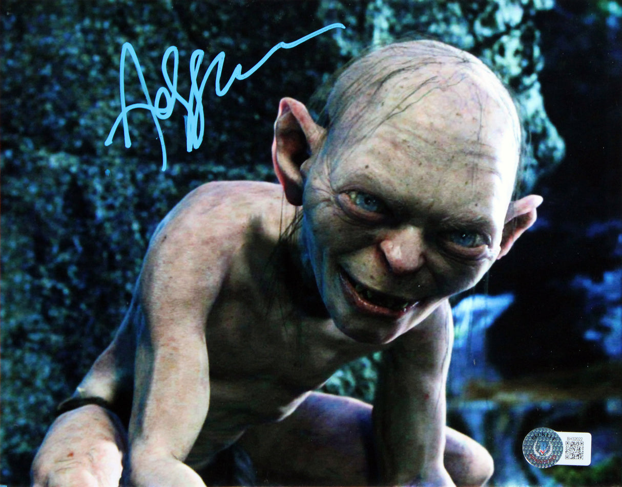 Andy Serkis Lord of the Rings Signed 8x10 Framed Horizontal Gollum Photo BAS