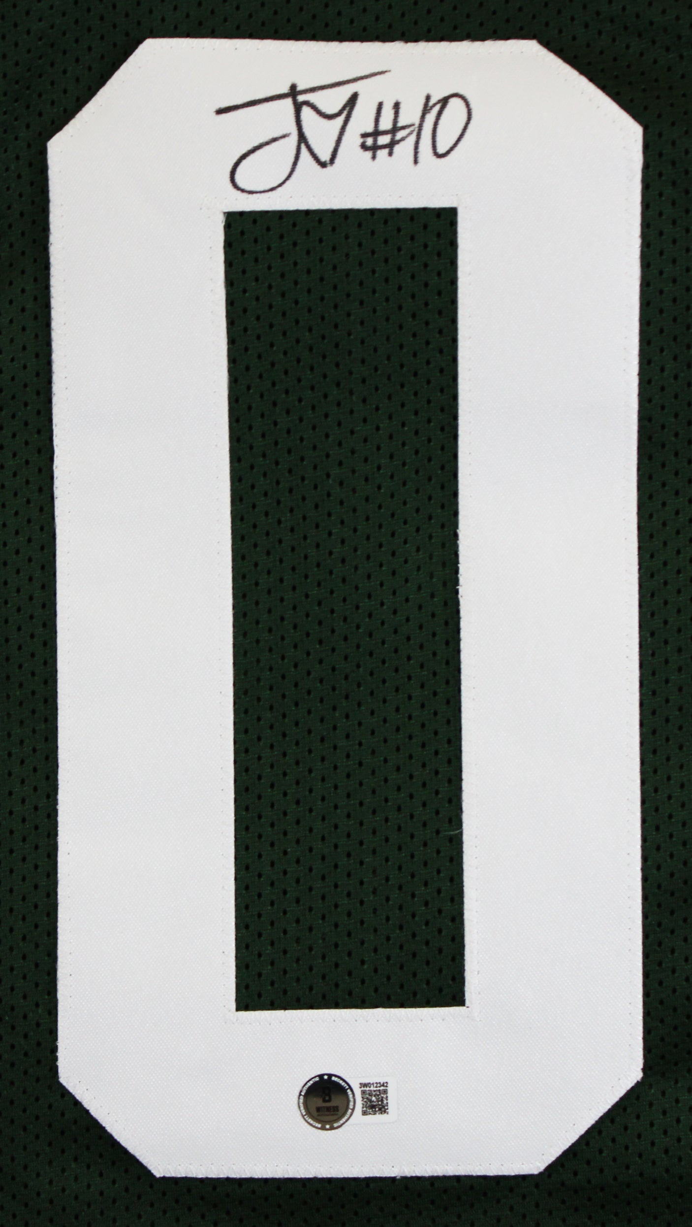 Jordan Love Authentic Signed Green Pro Style Jersey Autographed BAS Witnessed