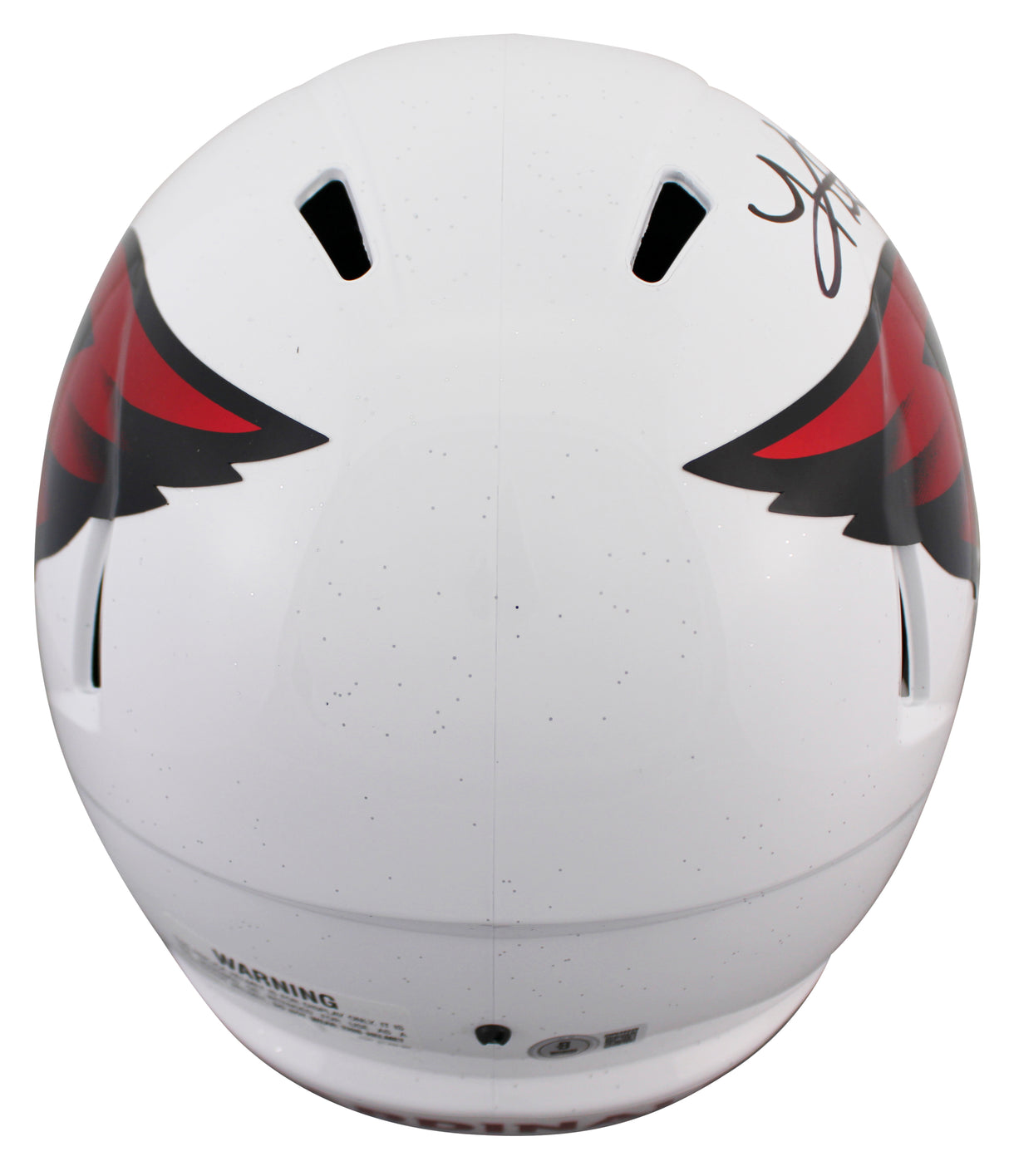 Cardinals Kurt Warner Signed 2023 Full Size Speed Rep Helmet BAS Witnessed