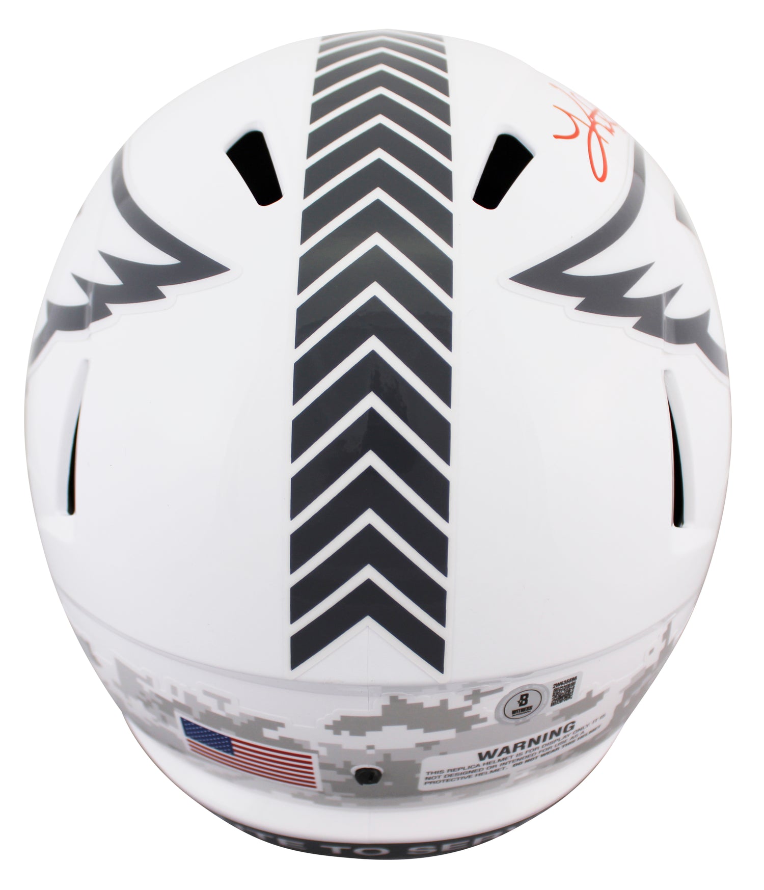 Cardinals Kurt Warner Signed STS III Full Size Speed Rep Helmet W/ Case BAS Wit