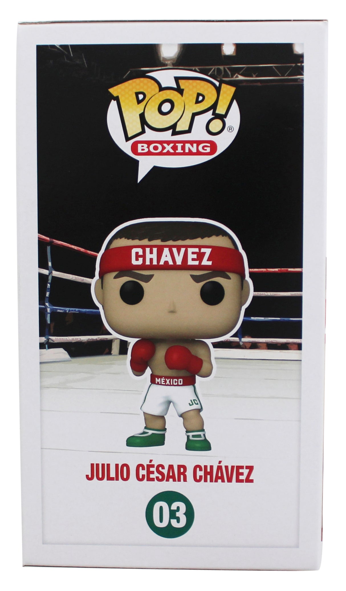 Julio Cesar Chavez Authentic Signed #03 Funko Pop Vinyl Figure JSA #AB57049