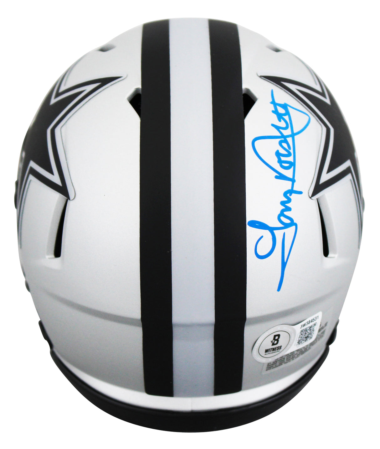 Cowboys Tony Dorsett Authentic Signed Rave Speed Mini Helmet BAS Witnessed