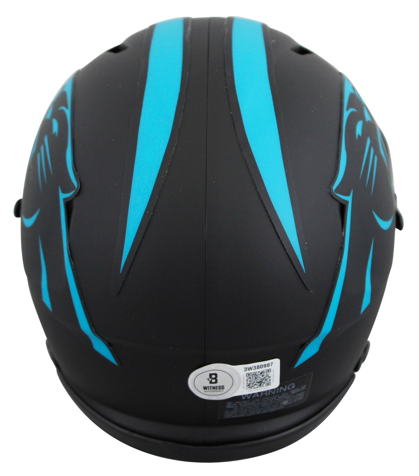 Panthers Julius Peppers Authentic Signed Eclipse Speed Mini Helmet BAS Witnessed