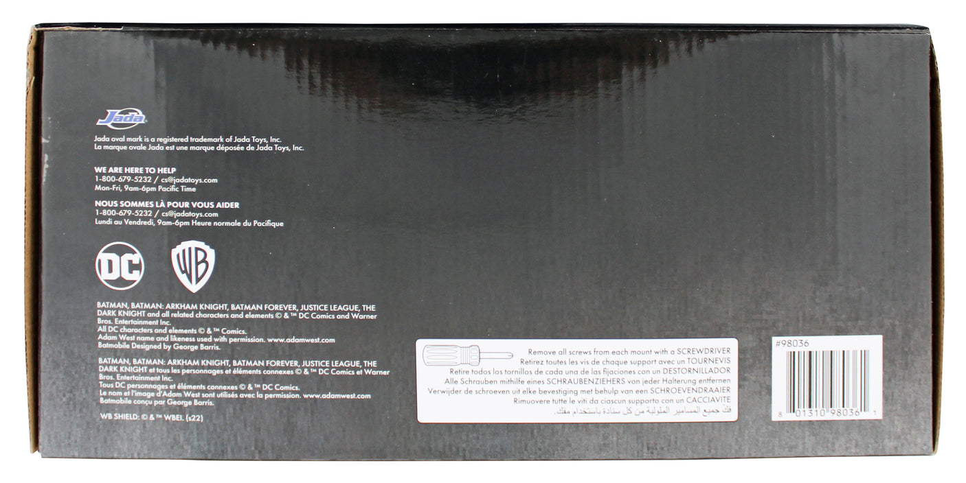 Val Kilmer Batman Forever Signed Batman & Batmobile 1:18 Scale Die Cast Car BAS