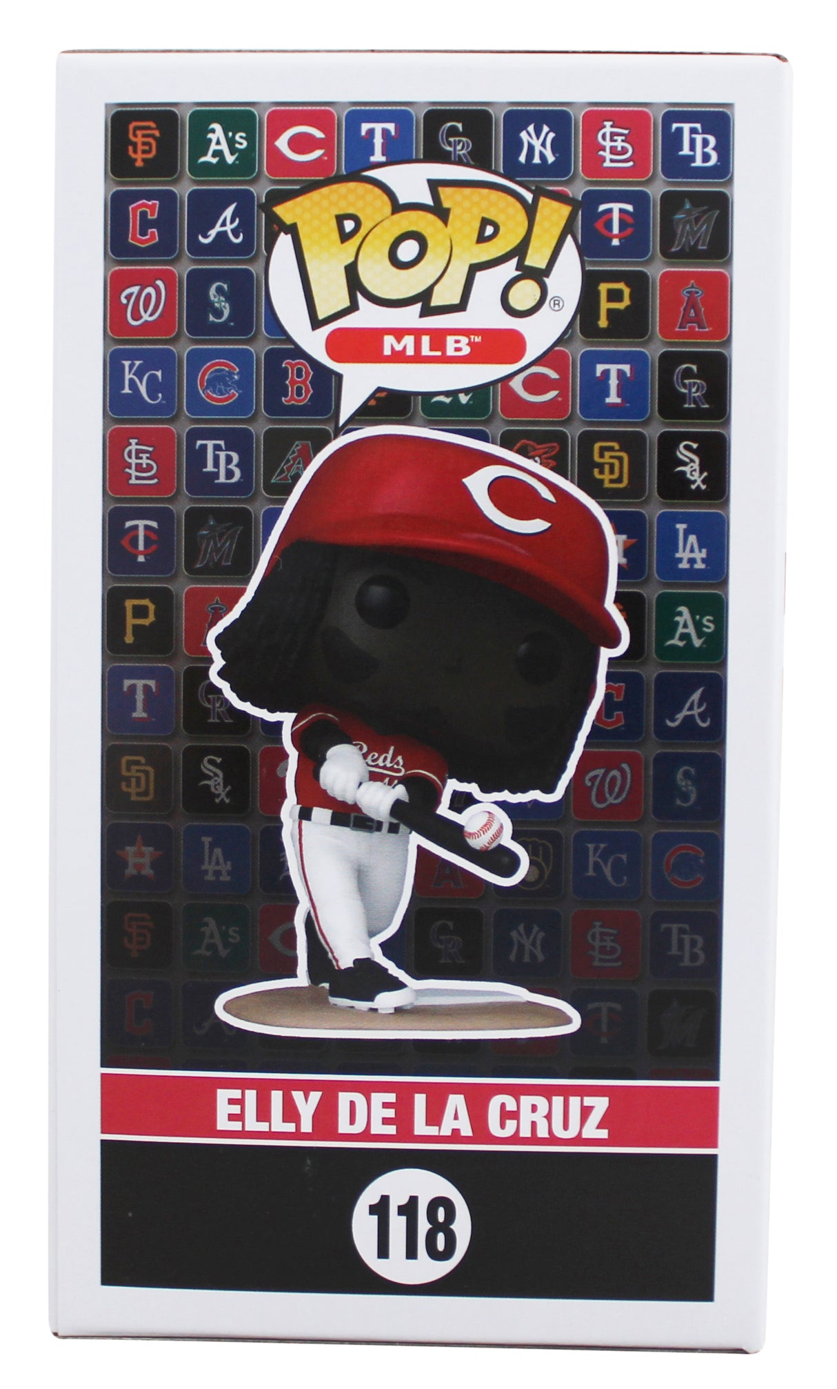 Reds Elly De La Cruz Authentic Signed #118 Funko Pop Figure BAS Wit #3W248083