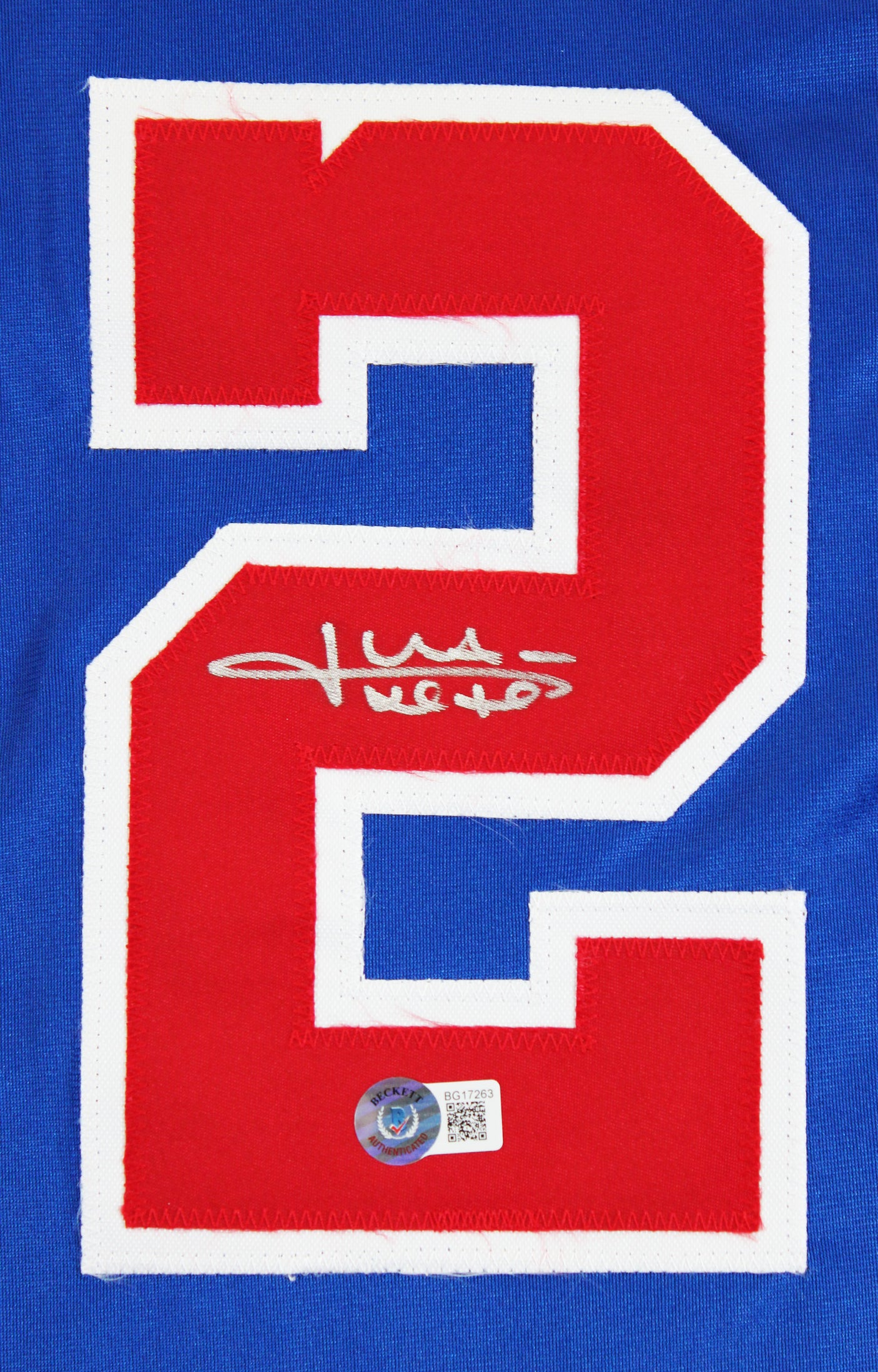 Juan Soto Authentic Signed Blue USA Pro Style Jersey Autographed BAS