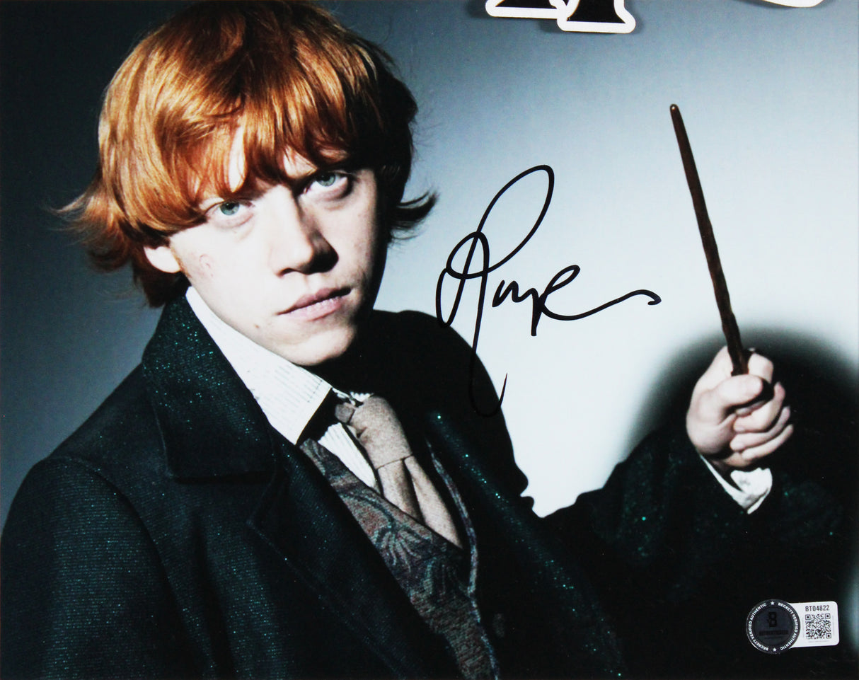 Daniel Radcliffe & Rupert Grint Harry Potter Signed 8x10 Framed Photo BAS 1
