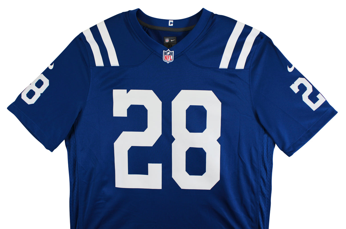 Colts Jonathan Taylor Authentic Signed Blue Nike Limited Jersey BAS Witnessed