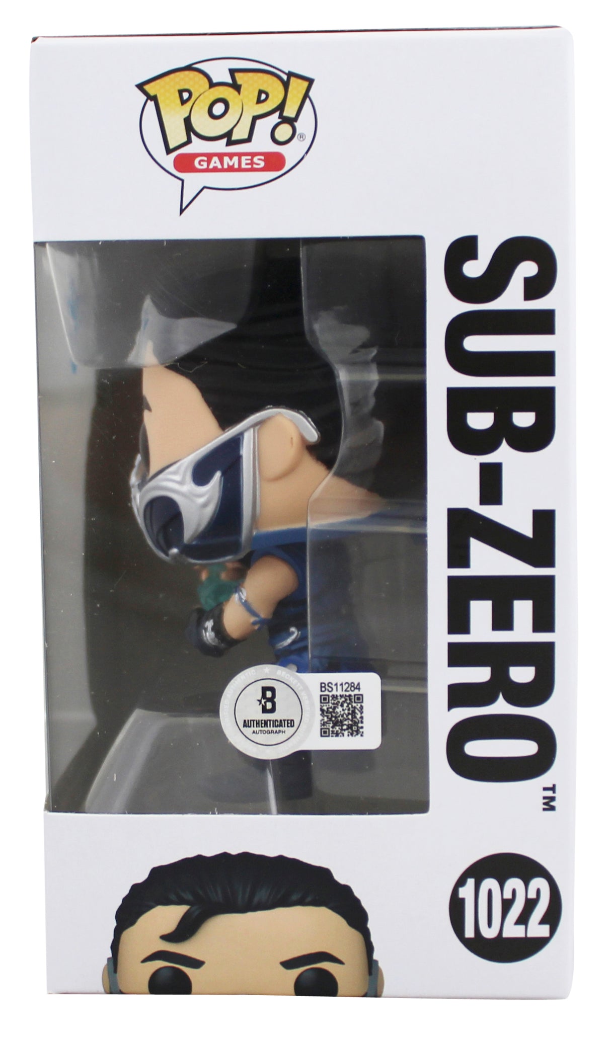 Joe Taslim Mortal Kombat Authentic Signed #1022 Funko Pop Figure BAS #BS11284