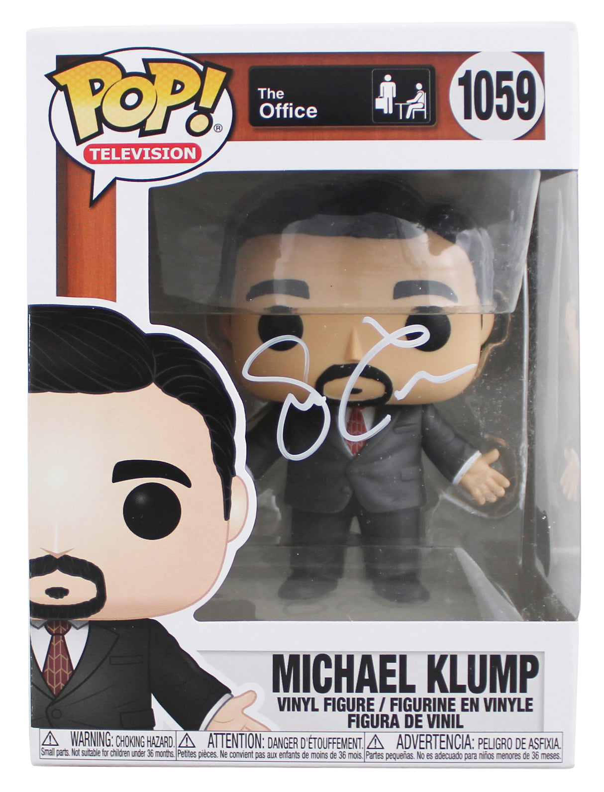 Steve Carell The Office Authentic Signed #1059 Funko Pop Figure BAS #BK12062