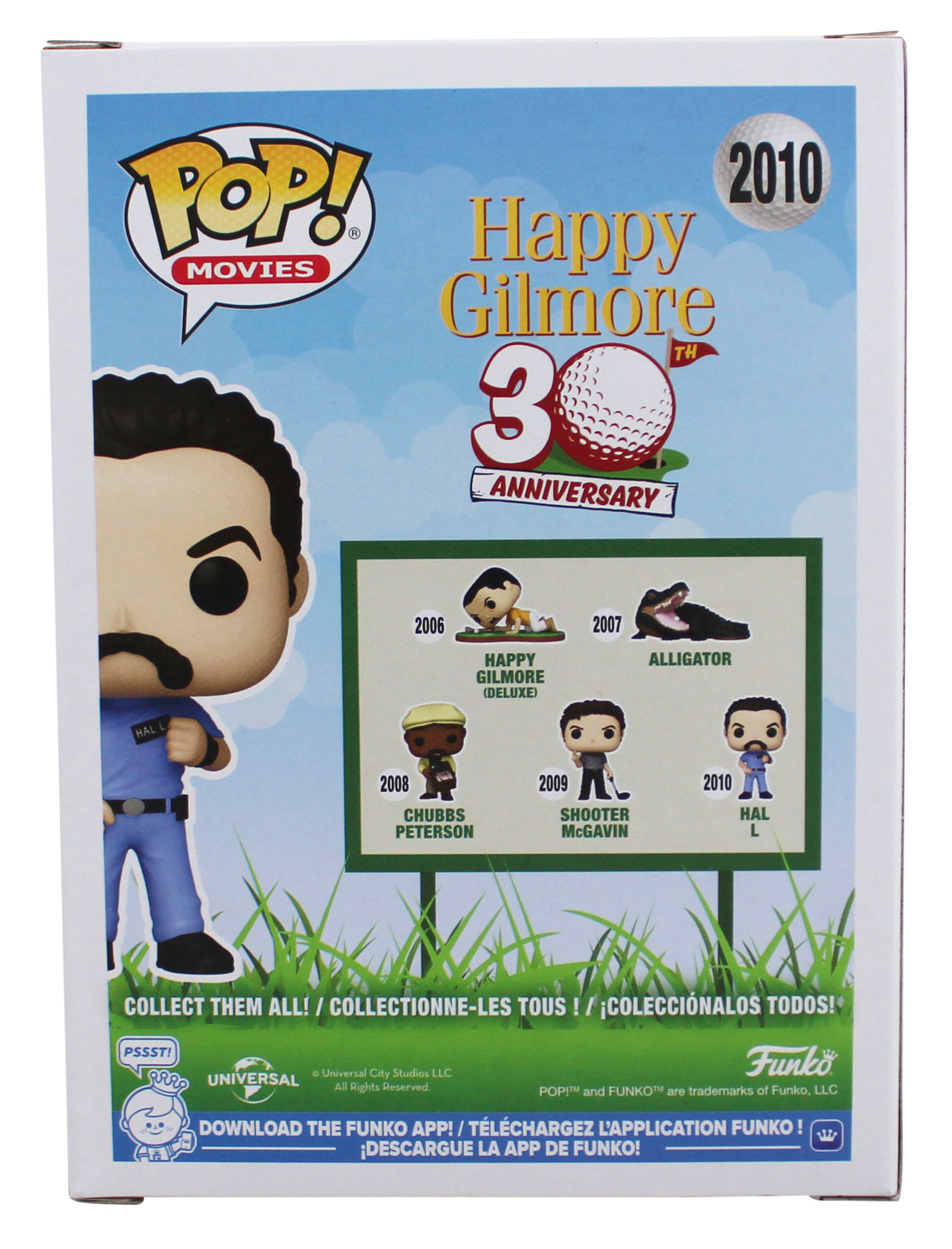 Ben Stiller Happy Gilmore Authentic Signed #2010 Funko Pop Figure BAS #BX04619