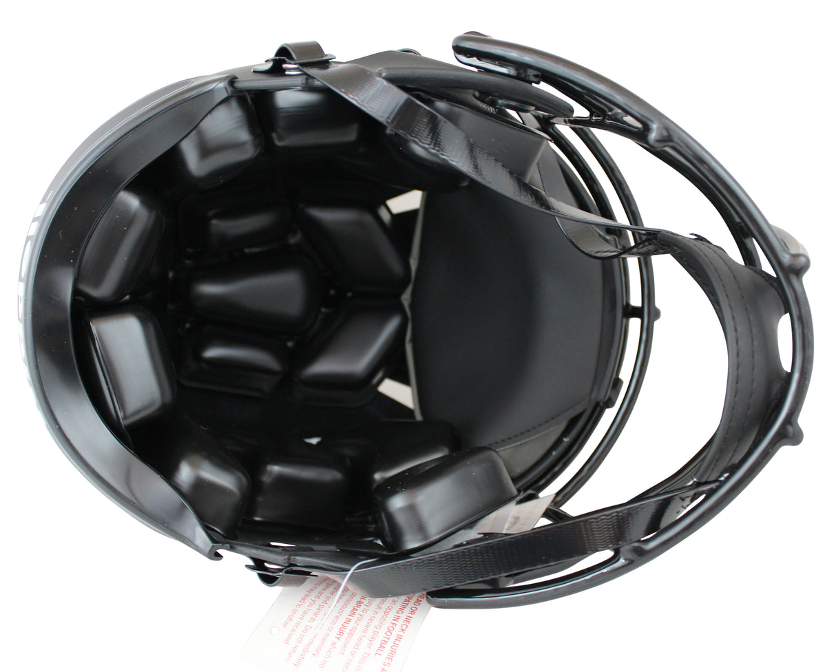 Georgia Champ Bailey Signed Eclipse F/S Speed Proline Helmet W/ Case BAS Witness